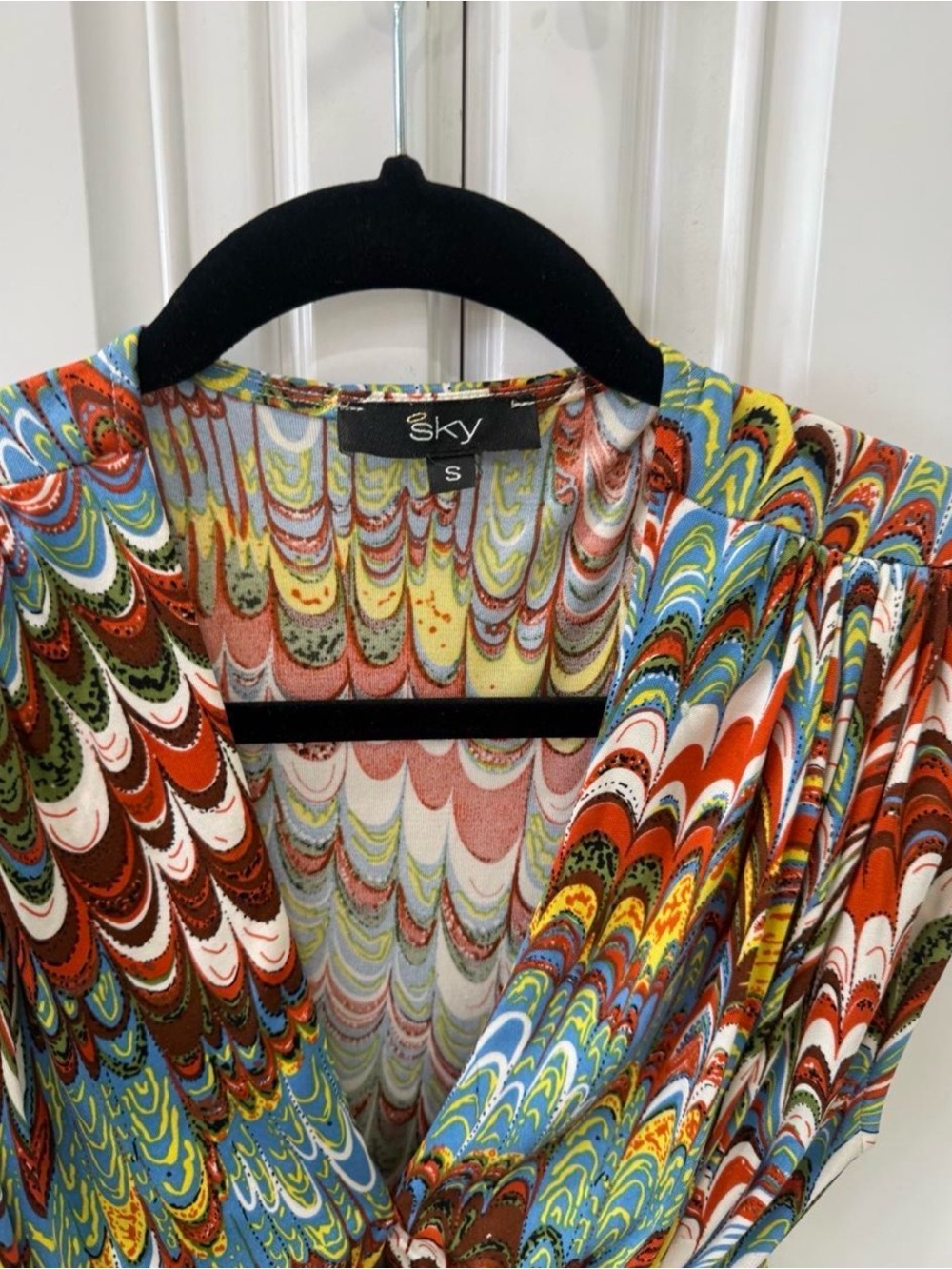 Sky Brand Multicolor Beaded-Waist Maxi top - Picture 7 of 9